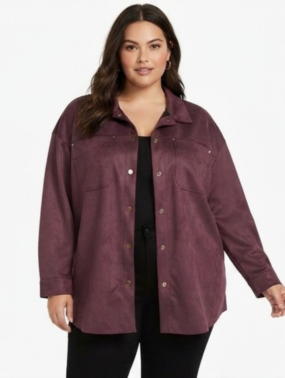 Torrid Faux Suede Shacket